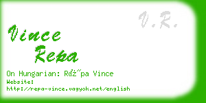 vince repa business card